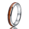 Bague en bois pour femme argent