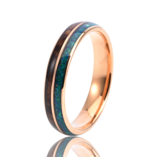 Bague bois mariage femme